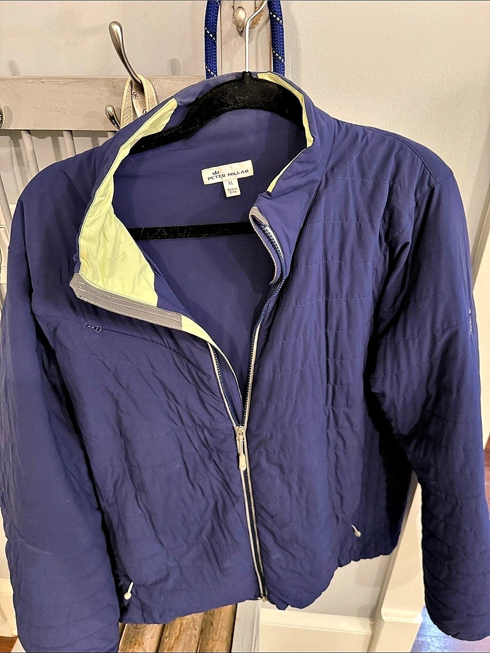 Peter Millar Men's Blue Lightweight Jacket Size XL
